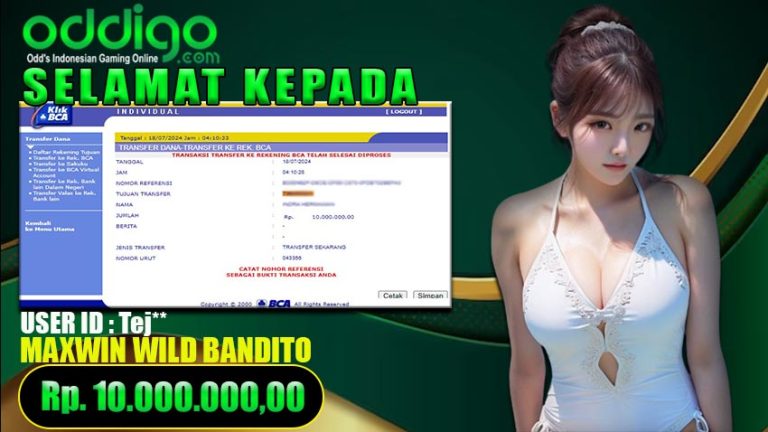 Bukti Withdraw ODDIGO 18 juli 2024