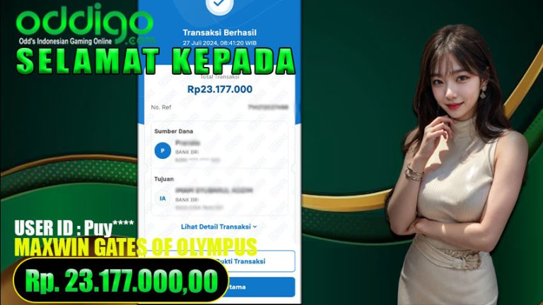 Bukti Withdraw ODDIGO 27 juli 2024