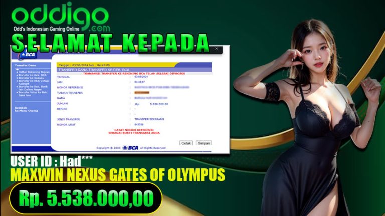 Bukti Withdraw ODDIGO 03 agustus 2024