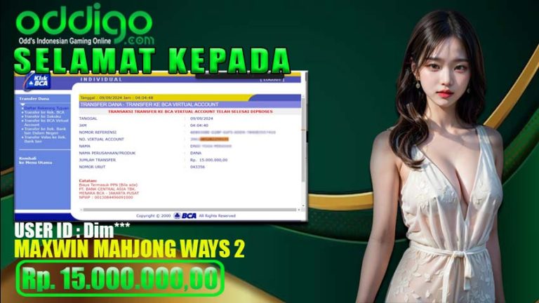 Bukti Withdraw ODDIGO 09 september 2024