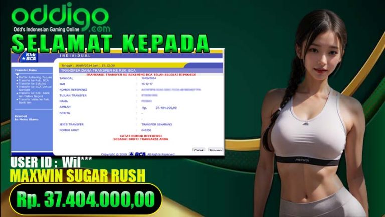 Bukti Withdraw ODDIGO 16 september 2024