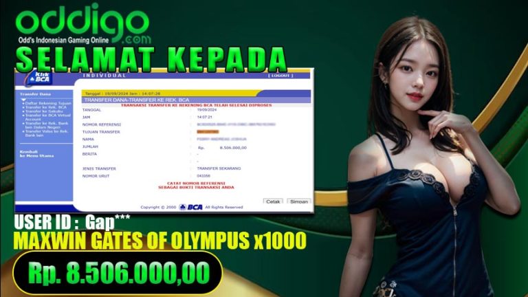 Bukti Withdraw ODDIGO 19 september 2024