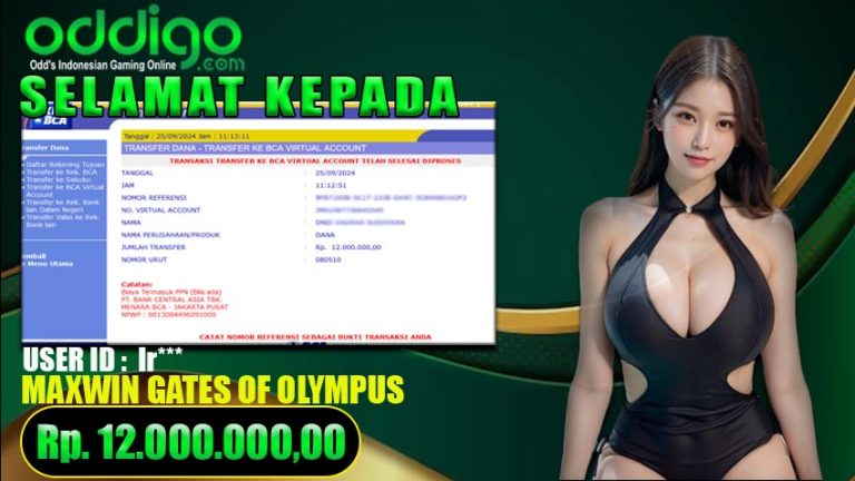 Bukti Withdraw ODDIGO 25 september 2024