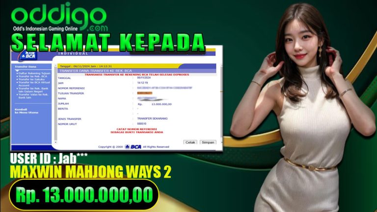 Bukti Withdraw ODDIGO 06 november 2024