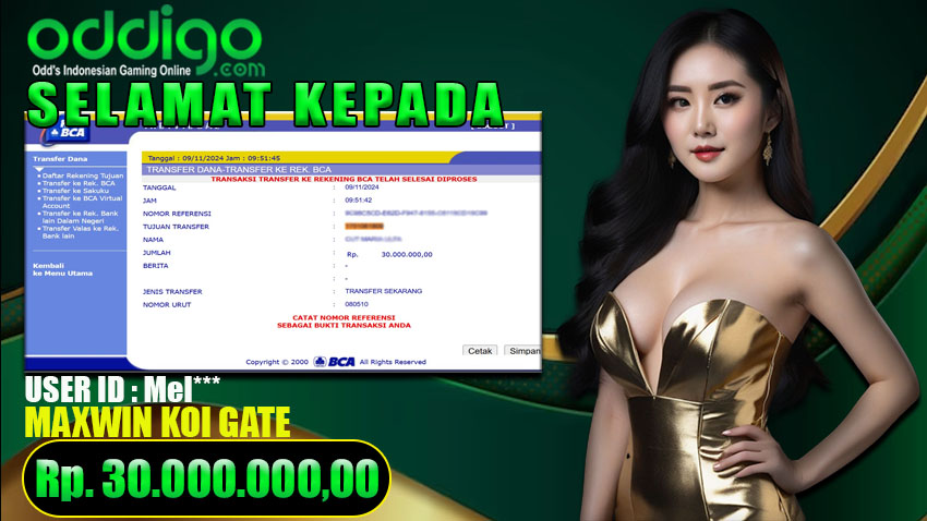 Bukti Withdraw ODDIGO 09 november 2024