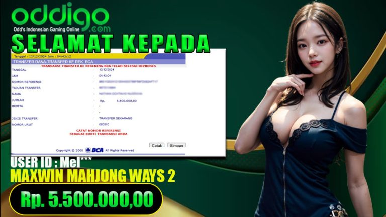 Bukti Withdraw ODDIGO 13 desember 2024