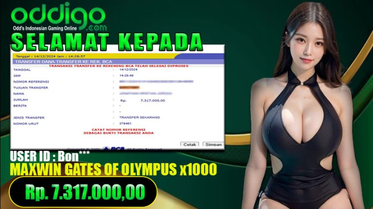 Bukti Withdraw ODDIGO 14 desember 2024