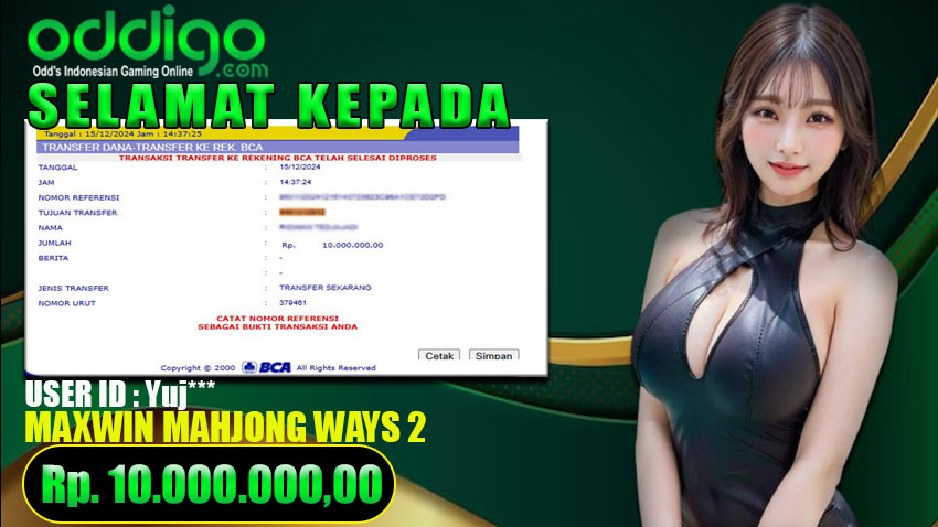Bukti Withdraw ODDIGO 15 desember 2024