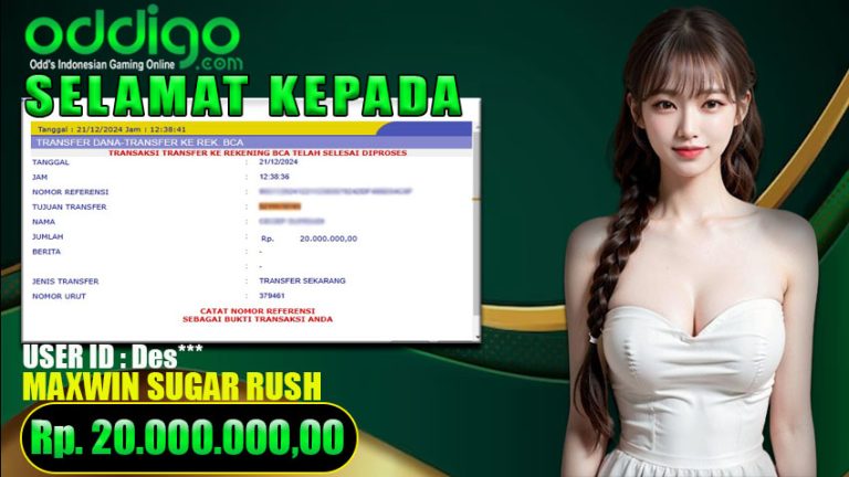 Bukti Withdraw ODDIGO 21 desember 2024