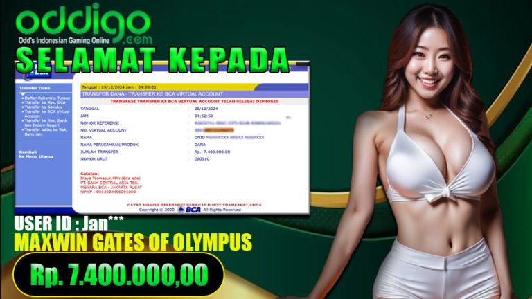 Bukti Withdraw ODDIGO 25 desember 2024