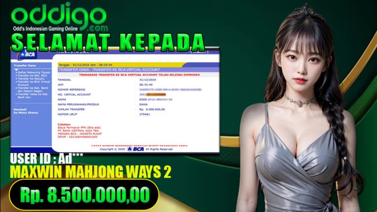 Bukti Withdraw ODDIGO 31 desember 2024