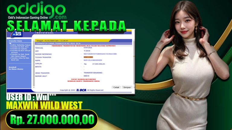 Bukti Withdraw ODDIGO 01 Januari 2025