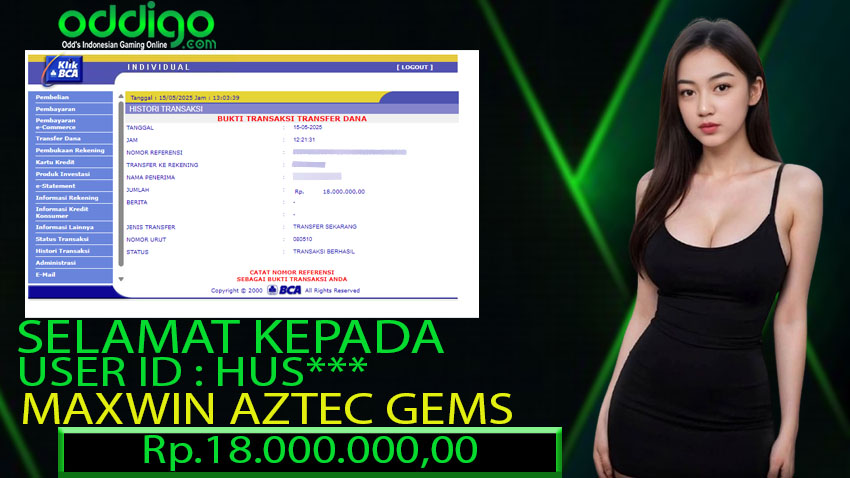 BUKTI KEMENANGAN ODDIGO 15 mei