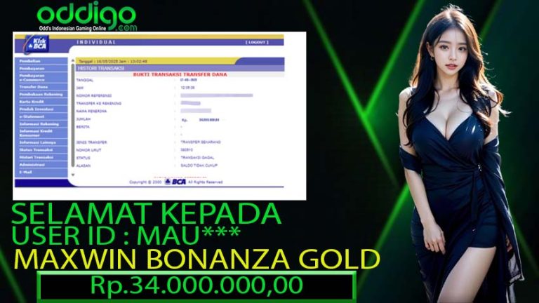 BUKTI KEMENANGAN ODDIGO 27 mei