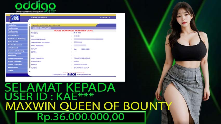 BUKTI KEMENANGAN ODDIGO 28 MEI