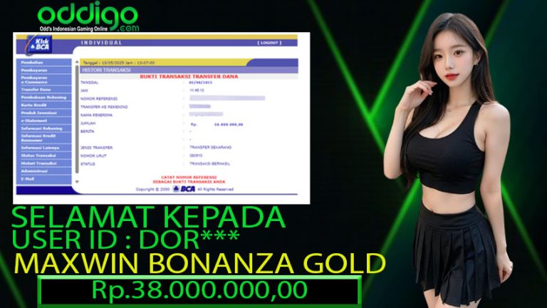 BUKTI KEMENANGAN ODDIGO 03 JUNI