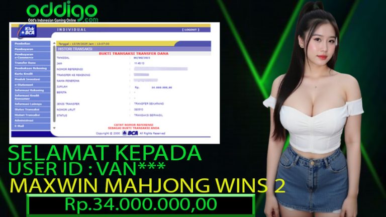 BUKTI KEMENANGAN ODDIGO 04 juni