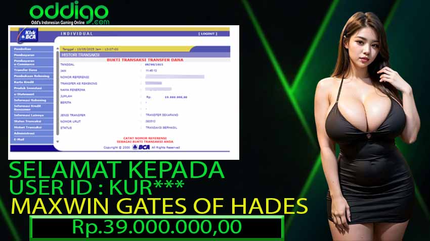 BUKTI KEMENANGAN ODDIGO 08 juni