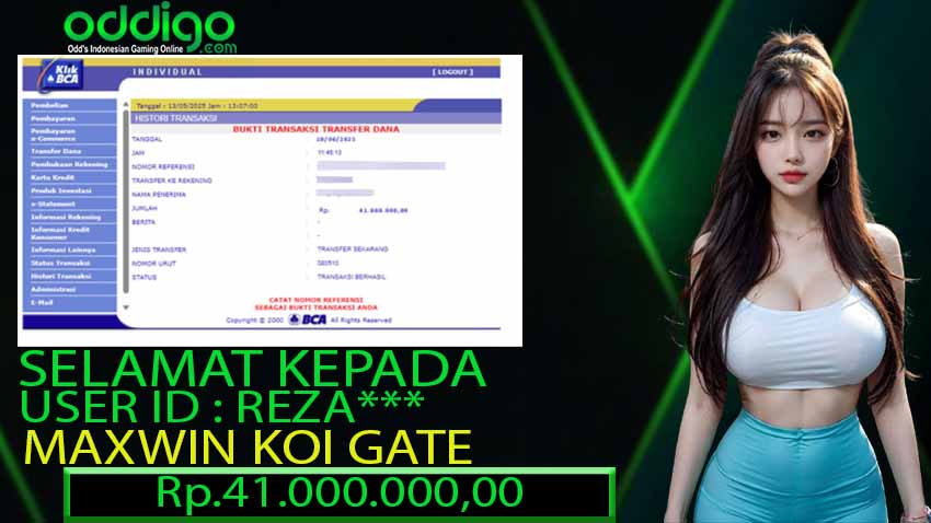 BUKTI KEMENANGAN ODDIGO 09 JUNI