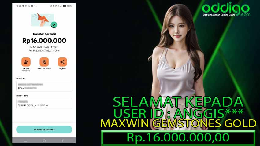 BUKTI KEMENANGAN ODDIGO 17 JUNI