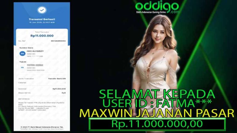 BUKTI KEMENANGAN ODDIGO 18 JUNI