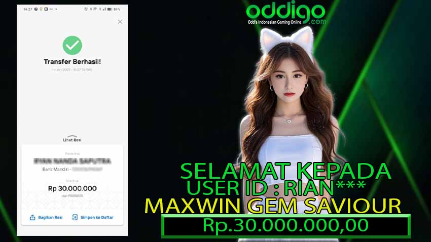 BUKTI KEMENANGAN ODDIGO 19 JUNI