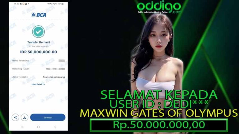 BUKTI KEMENANGAN ODDIGO 21 JUNI