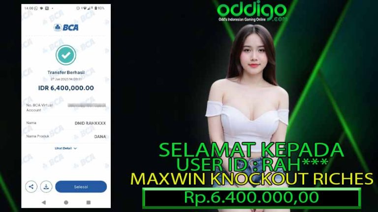 BUKTI KEMENANGAN ODDIGO 27 JUNI