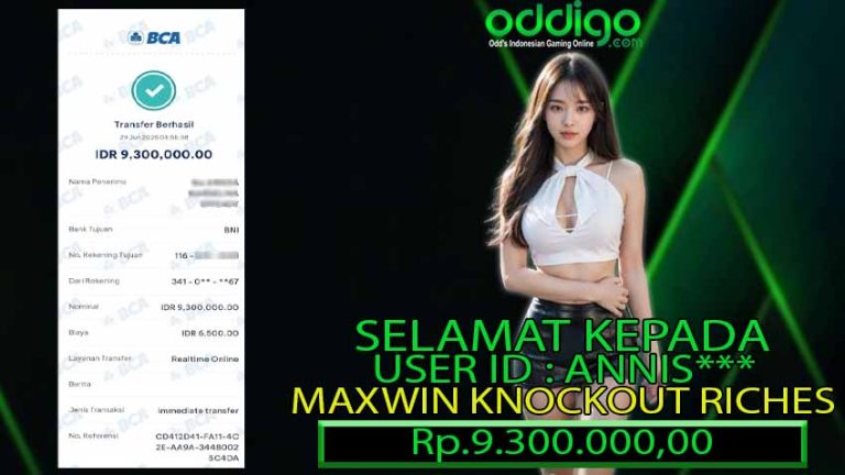 BUKTI KEMENANGAN ODDIGO 29 JUNI