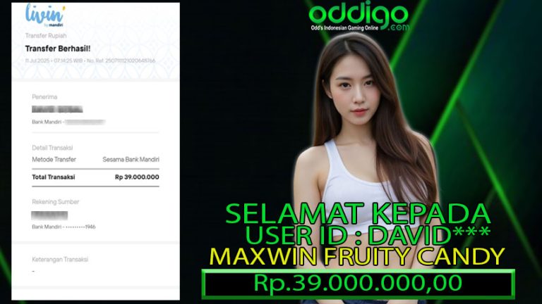 BUKTI KEMENANGAN ODDIGO 11 JULI