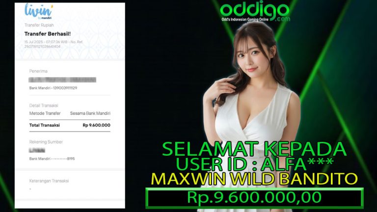 BUKTI KEMENANGAN ODDIGO 15 JULI