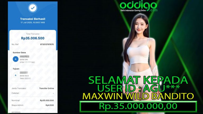 BUKTI KEMENANGAN ODDIGO 17 JULI