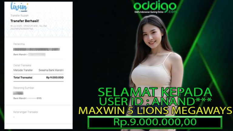 BUKTI KEMENANGAN ODDIGO 18 JULI