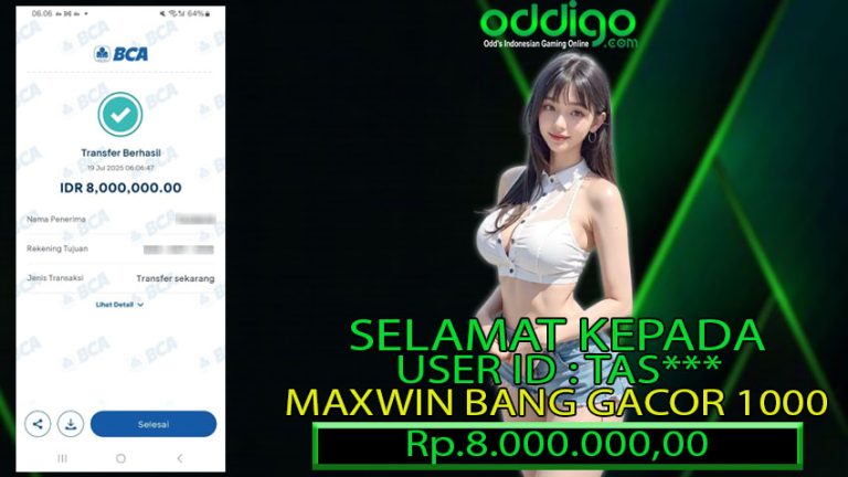 BUKTI KEMENANGAN ODDIGO 19 JULI