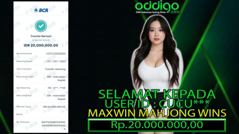 BUKTI KEMENANGAN ODDIGO 24 JULI