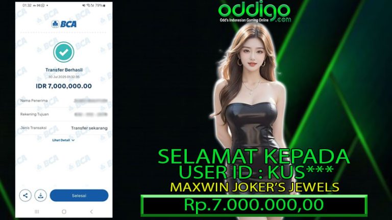 BUKTI KEMENANGAN ODDIGO 30 JULI