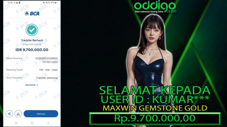 BUKTI KEMENANGAN ODDIGO 14 AGUSTUS