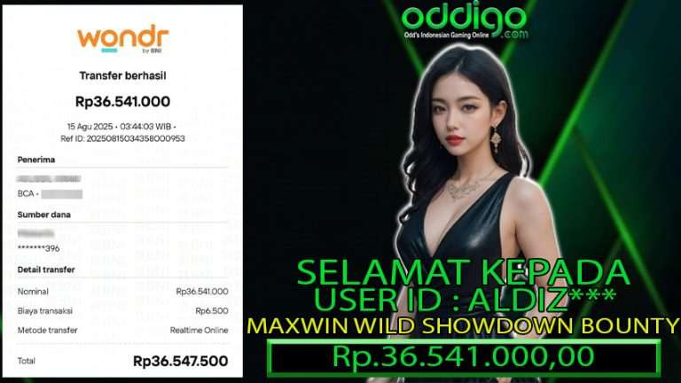 BUKTI KEMENANGAN ODDIGO 15 agustus