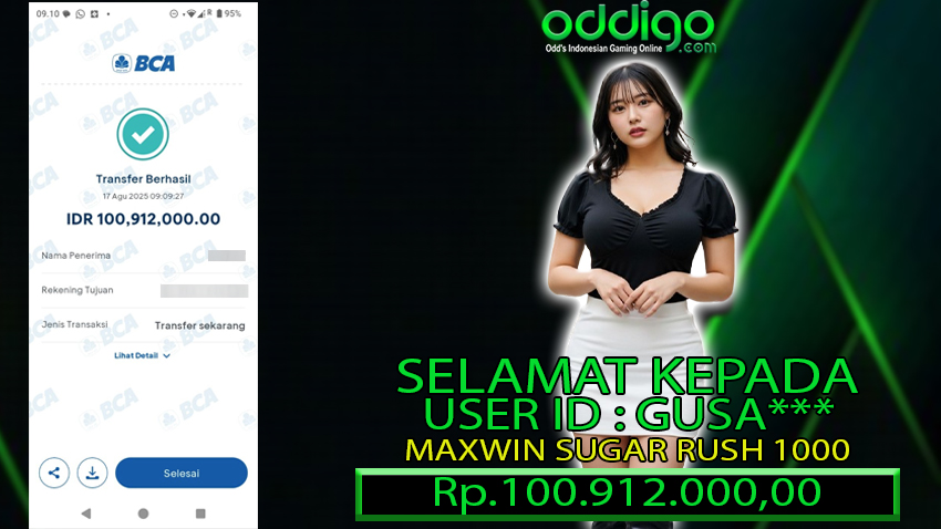 BUKTI KEMENANGAN ODDIGO 17 agustus