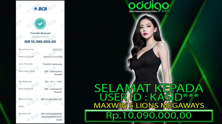 BUKTI KEMENANGAN ODDIGO 19 agustus