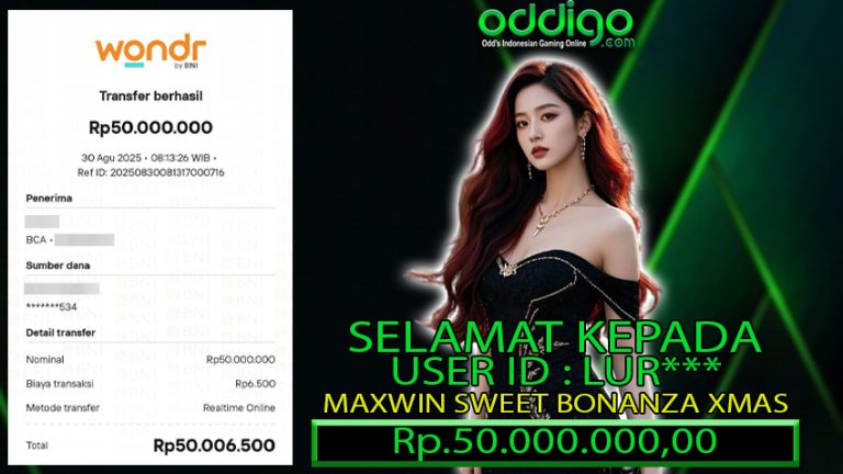 BUKTI KEMENANGAN ODDIGO 30 agustus