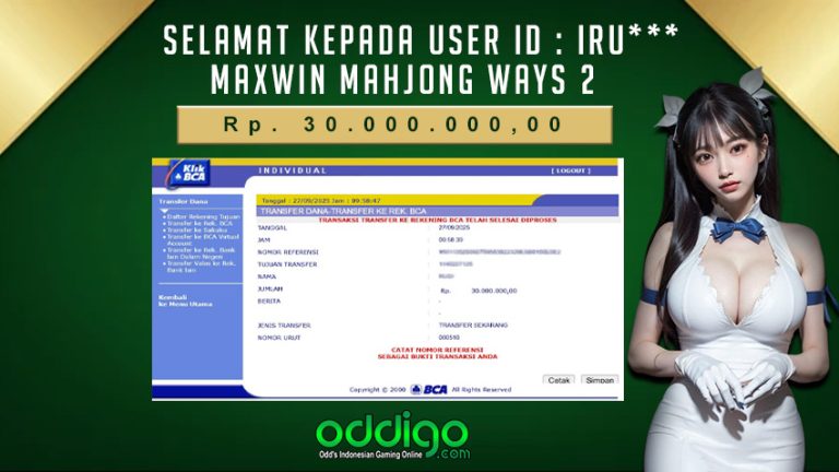 Bukti Bayar Oddigo 27 september 2025