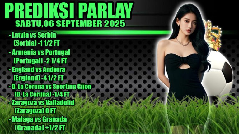 PREDIKSI PARLAY ODDIGO 06 SEPTEMBER