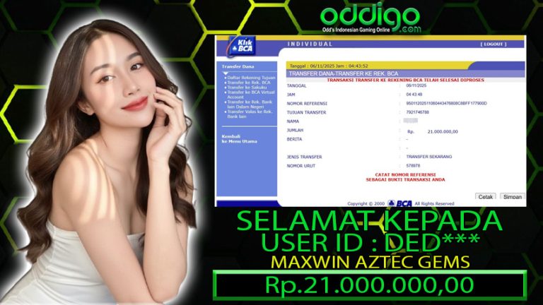 BUKTI KEMENANGAN ODDIGO 06 NOV