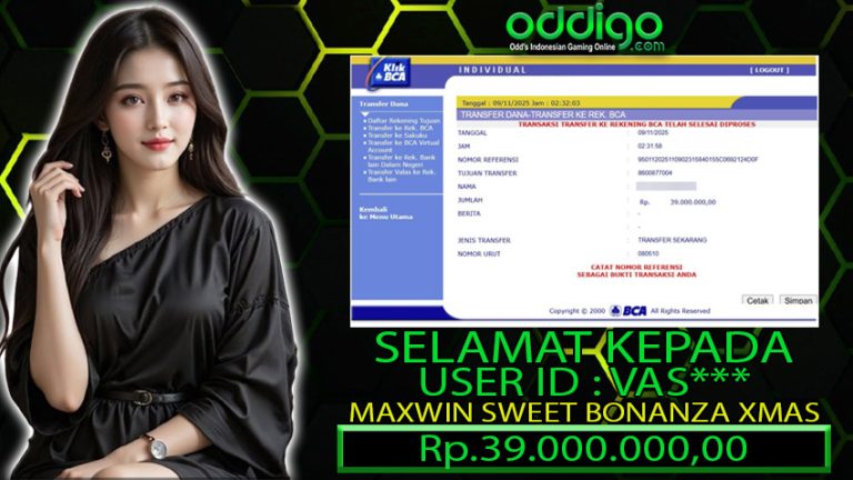 BUKTI KEMENANGAN ODDIGO 09 NOV