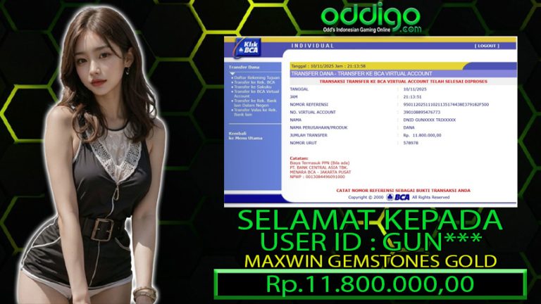 BUKTI KEMENANGAN ODDIGO 11 NOV