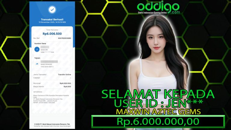 BUKTI KEMENANGAN ODDIGO 13 NOV