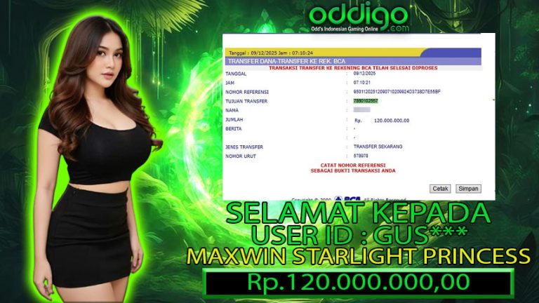 BUKTI KEMENANGAN ODDIGO 09 DES