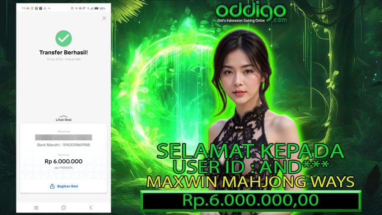 BUKTI KEMENANGAN ODDIGO 15 DES