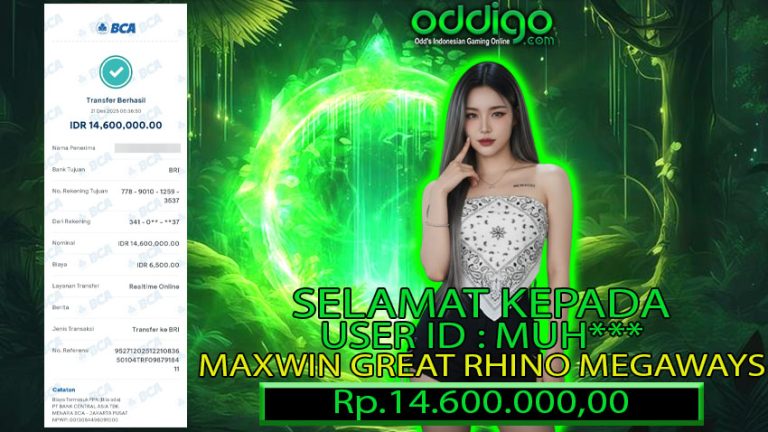 BUKTI KEMENANGAN ODDIGO 21 DES